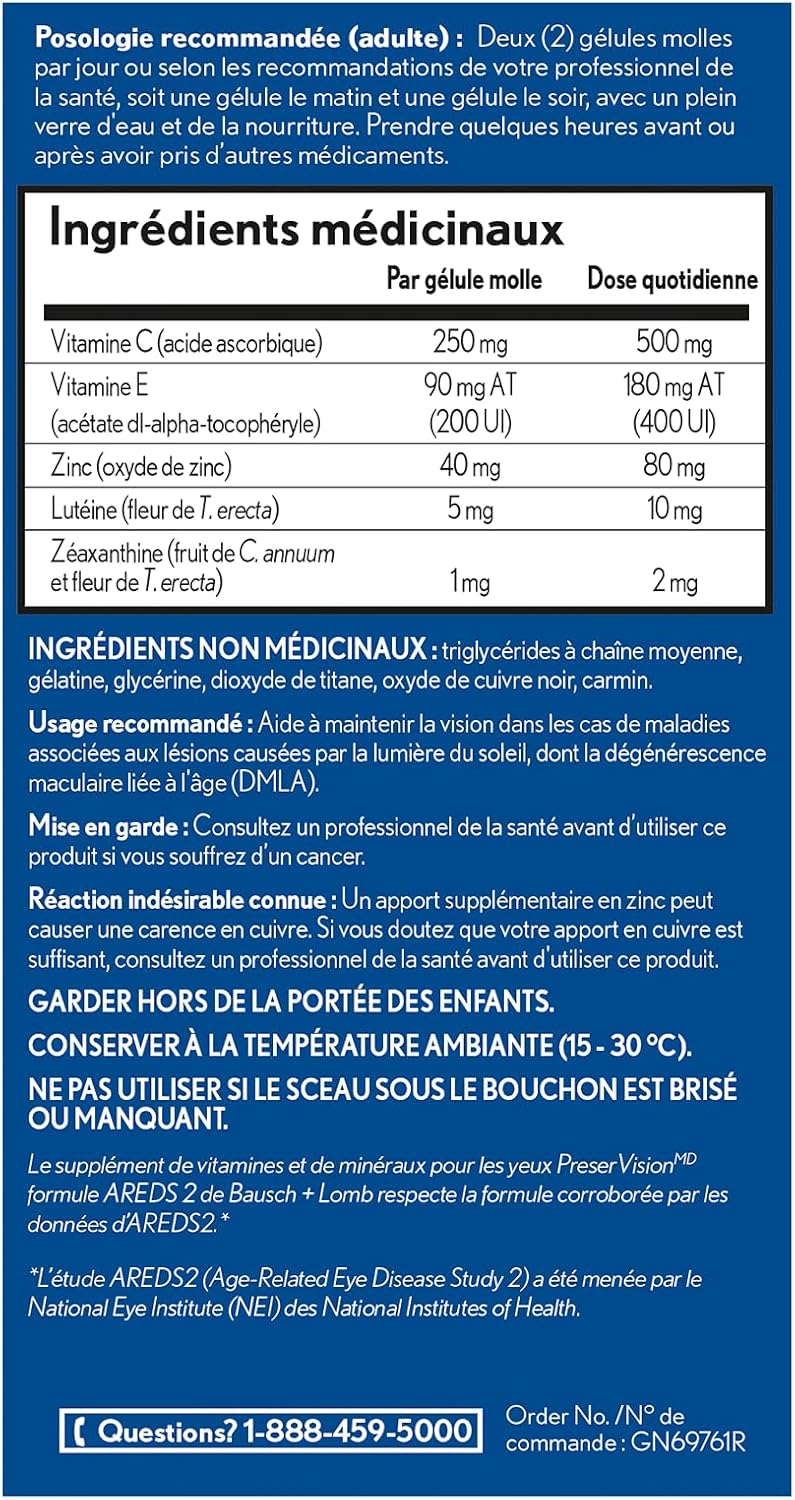 PreserVision AREDS 2 Eye Vitamin & Mineral Supplement