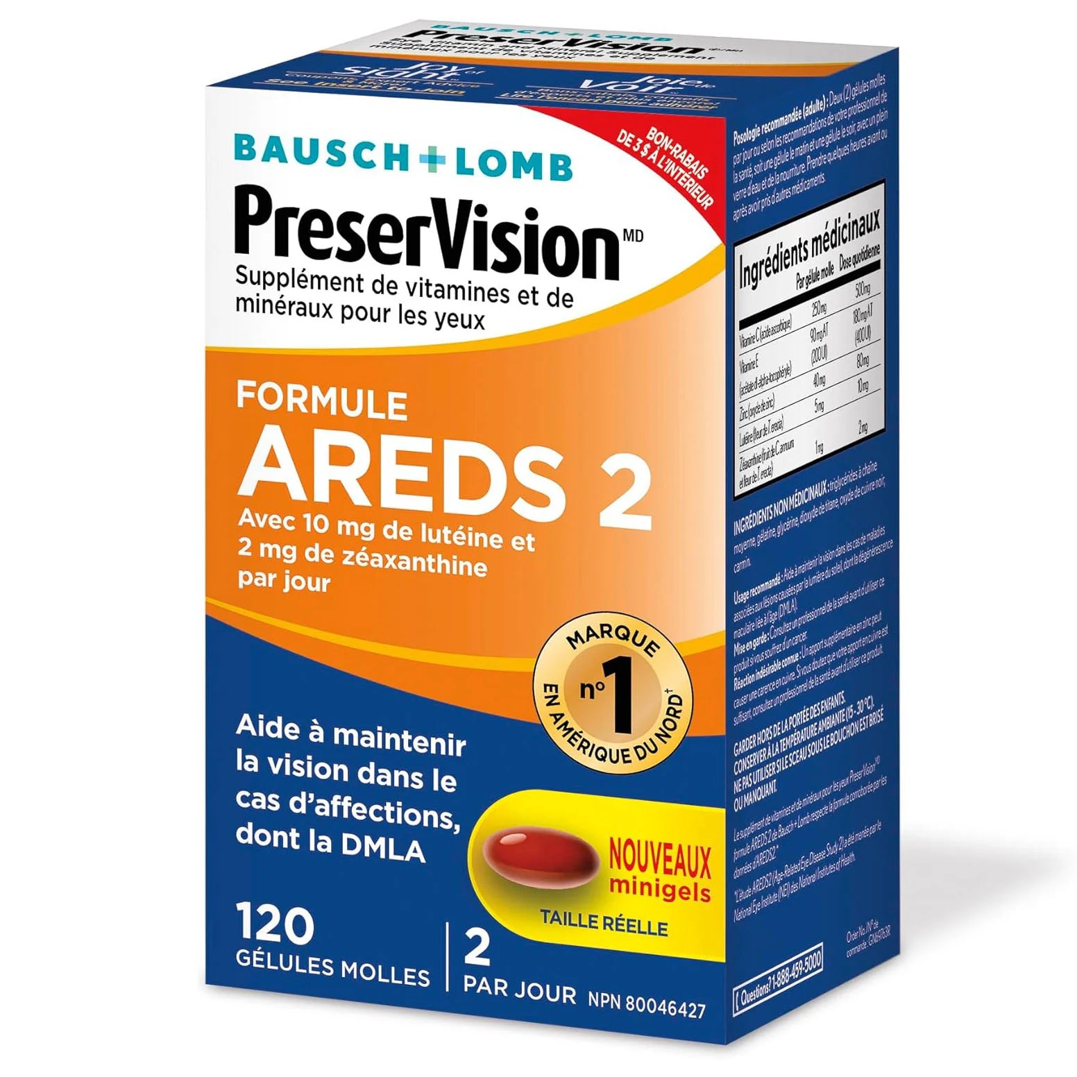 PreserVision AREDS 2 Eye Vitamin & Mineral Supplement